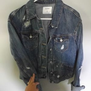 Distressed Denim Jacket